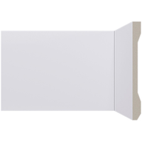 Rodapé de Poliestireno Santa Luzia 21663 Branco, 15 x 240 x 1,3 cm