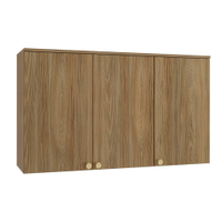 Armário Aéreo de Cozinha Kappesberg 3 Portas Botanic, Nogueira 120 cm