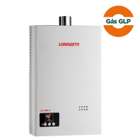 Aquecedor de Água Gás GLP Lorenzetti LZ1600DE-I GLP, 15 Litros, Exaustão Forçada