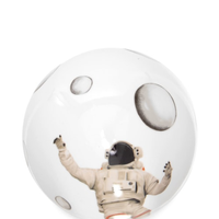 Esfera GG Astronauta - Branco