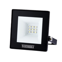 Refletor LED Taschibra TR10 Preto 10W, Luz Verde Bivolt