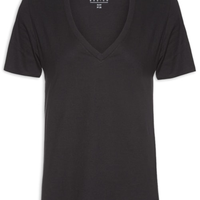 Blusa Manga Curta - Preto