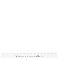 Régua Measure What Matters