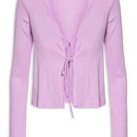 Blusa Feminina Amarração Rib - Roxo