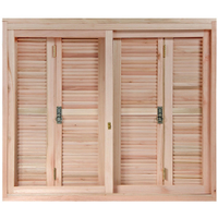 Janela de Madeira Eucalipto Rondosul Veneziana EWK360, 200 x 120 cm