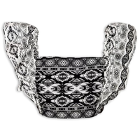 Top Ikat Black
