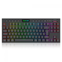 Teclado Mecânico Redragon Horus Pro RGB Switch Brown S/Fio Preto