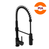 Torneira de Pia Modaza Nero Gourmet Monocomando para Cozinha com Ducha, Preta