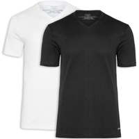 Kit de Camisetas Masculinas V-neck 2 Peças