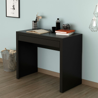 Escrivaninha Tecno Mobili, Preto, 90 cm
