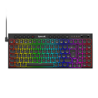 Teclado Mecânico Redragon Sion Switch Brown RGB C/Fio Preto