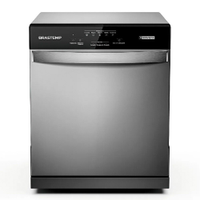 Lava-Louças Brastemp 8 Serviços com Função Acquaspray BLF08BS Cinza, 110 Volts