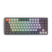 Teclado Mecânico Gamer Redragon Azure RGB, Low-Profile, Switch Brown, ABNT2, Preto/Cinza, K652GG-RGB-PRO (PT-BROWN)