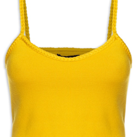 Top Tricot Nina - Amarelo
