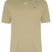 Polo Masculina Original Classic Fit L.12.12 Em Piquet De Algodão - Bege