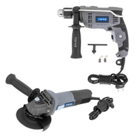Furadeira de Impacto Profissional Torkz TRE0001 e Esmerilhadeira Angular 4.1/2" (115mm) TRE0003