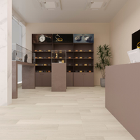 Piso Vinílico LVT Colado Modaza Bianco, 18,7 x 122,7 cm
