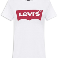 Camiseta Logo Batwing Classic - Branco