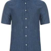 Camisa Masculina Onda - Azul