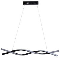 Pendente de Teto 80 cm Modaza Alfa Preto, Autovolt 120 cm