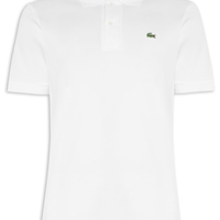 Polo Masculina L.12.21 Classic Fit Em Piquet De Algodão Orgânico - Off White