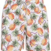 Short Masculino Abacaxi - Branco