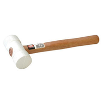 Martelo de Borracha Max com Cabo Travado 60 mm, Branco - 32710
