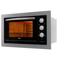 Forno Elétrico de Embutir Fischer 48 Litros Fit Line, Autolimpante, Inox, 220 Volts