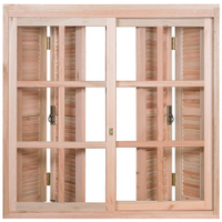 Janela de Madeira Eucalipto Rondosul Veneziana EWK370, 120 x 100 cm
