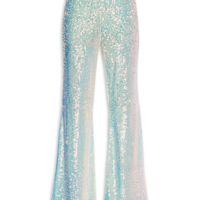 Calça Feminina Paetê Flamingo Florence - Off White