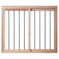 Janela de Madeira Eucalipto Vitrô Liso Rondosul EWK380, 200 x 120 cm