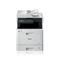 Impressora Multifuncional Brother Laser Color Wi-Fi Ethernet USB Duplex ADF 110V - Branco