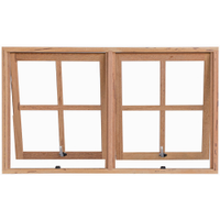 Janela de Madeira Maxim Ar Liso Quadricular, Rondosul 510, Angelim 140 x 70