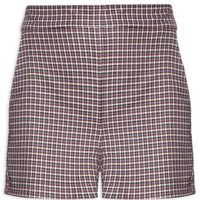 Short Feminino Básico Mini Xadrez - Preto