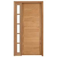 Kit Porta de Madeira Angelim Rondosul P28 Externa, Abertura à Direita 213x119 cm