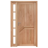 Kit Porta de Madeira Eucalipto Rondosul P13 Externa, Abertura à Direita 213x119 cm
