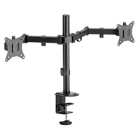 Suporte Monitor Mesa Fortrek Articulado para 2 Monitores 17" a 32" Preto - FK445S