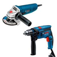 Kit Furadeira de Impacto GSB 13 RE + Esmerilhadeira Angular GWS 850 Bosch - 220V