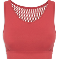 Top Seamless Orgânico - Vermelho