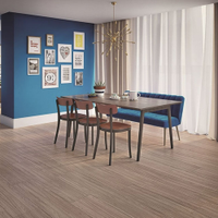 Piso Laminado Click Eucafloor Prime Amadeirado, 135,7 x 21,7 cm
