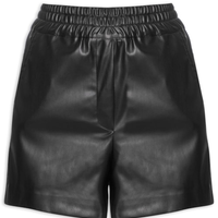 Short Feminino Poliuretano Fabi - Preto