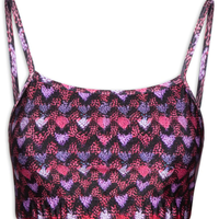 Top Estampado Landscape - Roxo