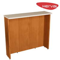 Bancada de Cozinha Herval Roma, Freijó e Branco 120 cm