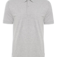 Polo Masculina Piquet Stretch Básica - Cinza