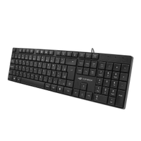 Teclado Membrana C3Tech KB-M11BK C/Fio Preto