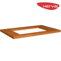 Tampo para Cooktop Herval Roma com Recorte, Freijó 80 cm