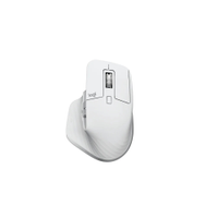 Mouse Logitech MX Master 3S 7 Botões 8000 DPI Bluetooth Wireless - Cinza Claro