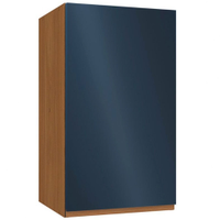 Armário Aéreo de Cozinha Kappesberg 1 Porta Ciela, Canela e Azul 40 cm