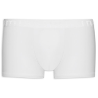Boxer De Microfibra Com Logotipo - Branco