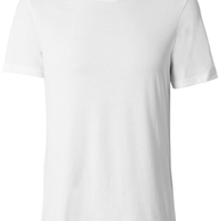 Camiseta De Manga Curta Gola De Algodao Supima® - Branco